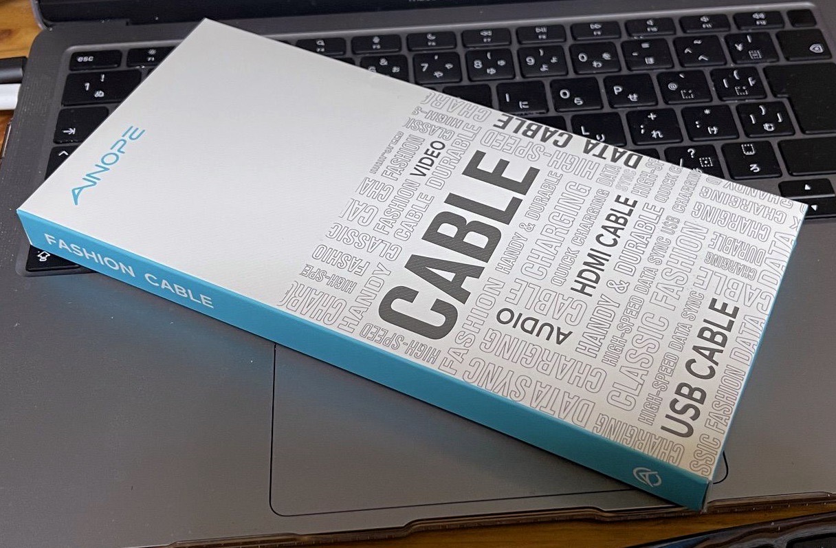 ケーブルを購入しました。