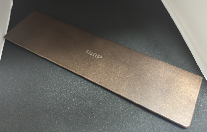 HHKB Studio専用木製パームレスト：裏面